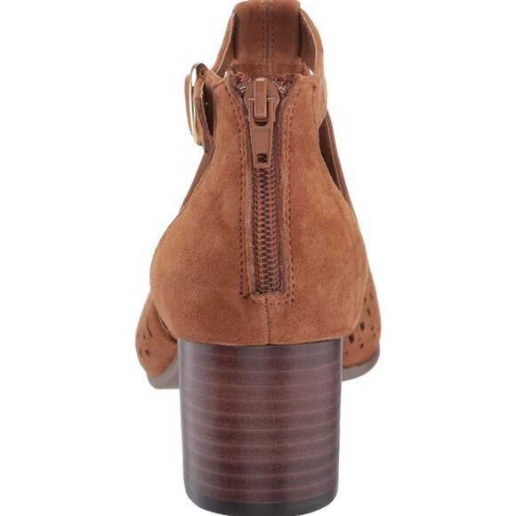 Bella Vita Finn Perforated Suede Peep Toe Sandal Size 9.5WW - Picture 4 of 12